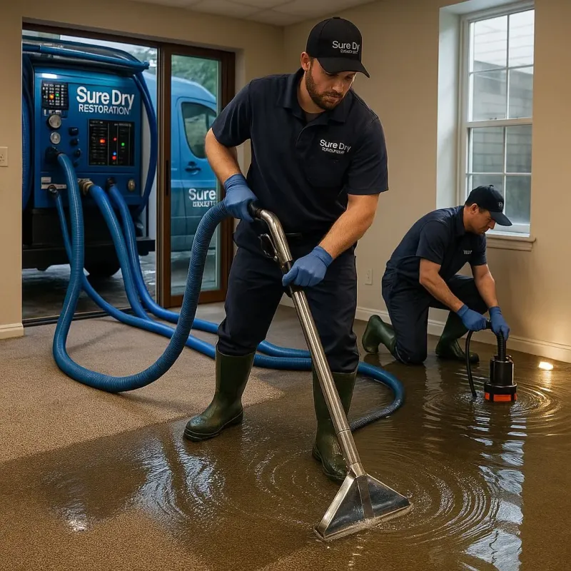 Water Extraction and Removal process in North Gates, NY